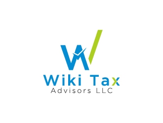Wiki Tax Advisors LLC logo design by wongndeso