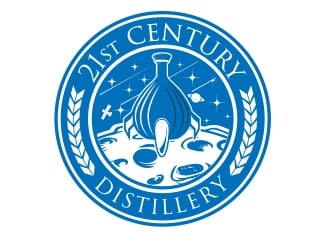 21st Century Distillery logo design by MarkindDesign