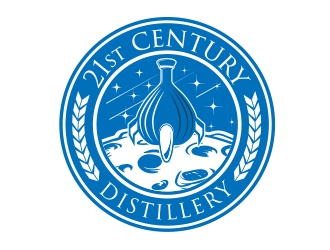 21st Century Distillery logo design by MarkindDesign