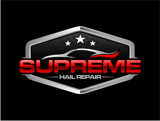 Supreme Hail Repair logo design by evdesign