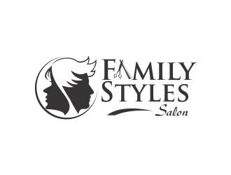 Family Styles Salon logo design by cahyobragas
