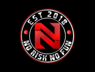 NO RISK NO FUN logo design by nexgen