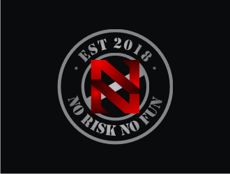 NO RISK NO FUN logo design by mbamboex