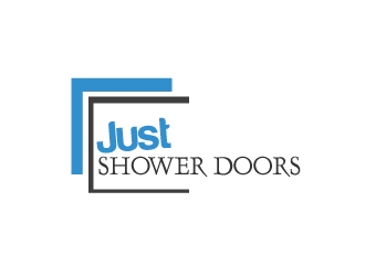 Just Shower Doors logo design by webmall
