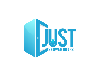 Just Shower Doors logo design by ekitessar
