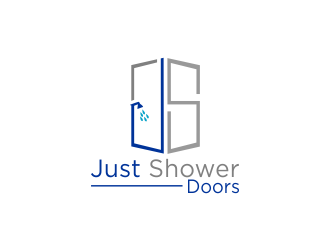 Just Shower Doors logo design by akhi