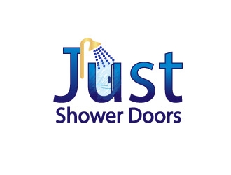 Just Shower Doors logo design by Muhammad_Abbas