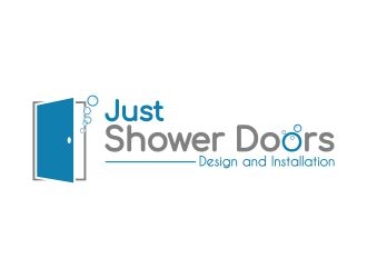 Just Shower Doors logo design by MRANTASI