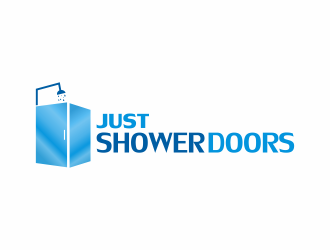 Just Shower Doors logo design by ubai popi