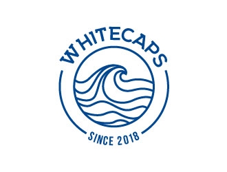 Whitecaps logo design by eyeglass