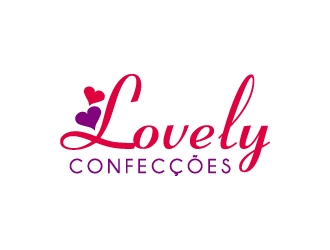 Lovely Confecções logo design by karjen