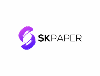 SK Paper logo design by ubai popi