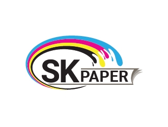 SK Paper logo design by Shwet