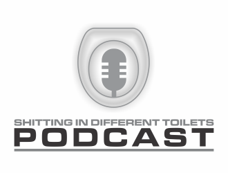 Shitting in Different Toilets Podcast logo design by jm77788