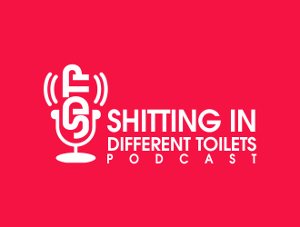 Shitting in Different Toilets Podcast logo design by GETT