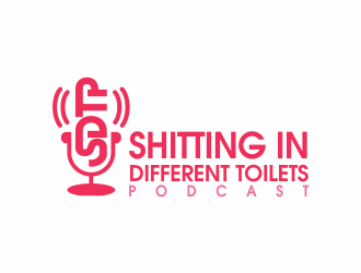 Shitting in Different Toilets Podcast logo design by GETT
