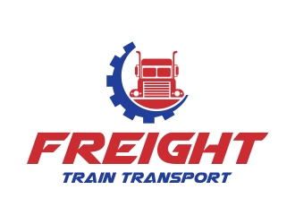 Freight Train Transport logo design by cikiyunn