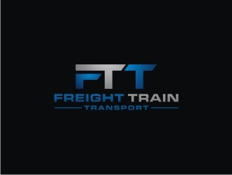 Freight Train Transport logo design by bricton