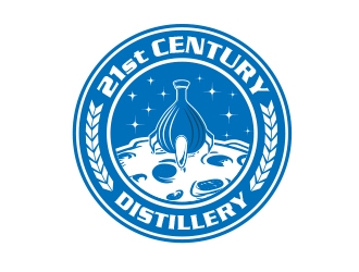 21st Century Distillery logo design by MarkindDesign