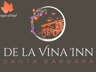 De La Vina Inn logo design by savvyartstudio
