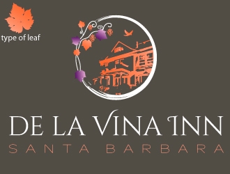 De La Vina Inn logo design by savvyartstudio
