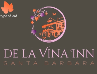 De La Vina Inn logo design by savvyartstudio