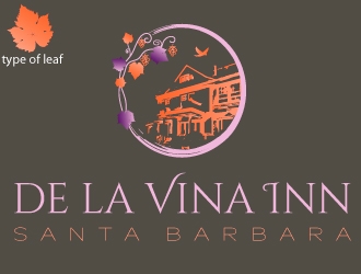 De La Vina Inn logo design by savvyartstudio