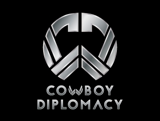 Cowboy Diplomacy logo design by alxmihalcea