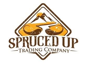Spruced Up Trading Company logo design by DreamLogoDesign