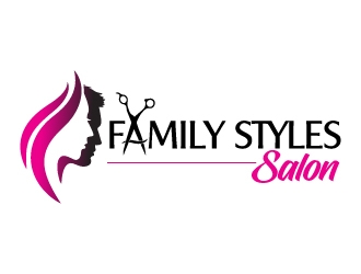 Family Styles Salon logo design by jaize