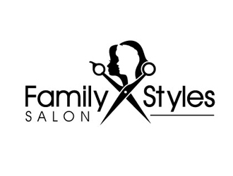 Family Styles Salon logo design by logoguy