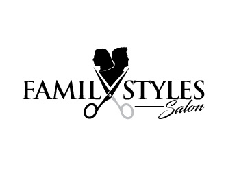 Family Styles Salon logo design by usef44