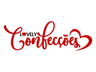 Lovely Confecções logo design by jaize