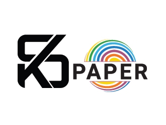 SK Paper logo design by Shwet