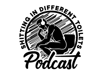 Shitting in Different Toilets Podcast logo design by ARALE