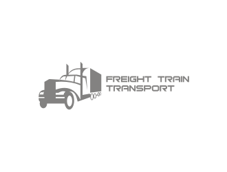 Freight Train Transport logo design by enilno