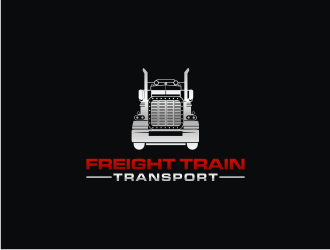 Freight Train Transport logo design by mbamboex