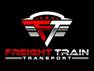Freight Train Transport logo design by abss