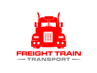 Freight Train Transport logo design by aflah