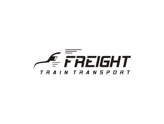 Freight Train Transport logo design by R-art