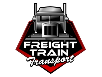 Freight Train Transport logo design by mcocjen
