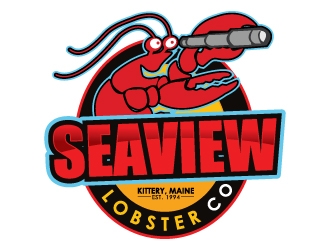Seaview Lobster Company logo design by IjVb.UnO