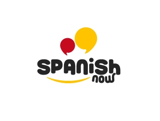 Spanish NOW logo design by fillintheblack