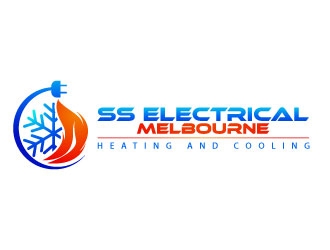 SS ELECTRICAL MELBOURNE (HEATING AND COOLING) logo design by uttam