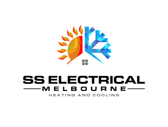 SS ELECTRICAL MELBOURNE (HEATING AND COOLING) logo design by PRN123
