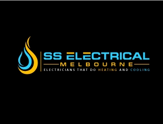 SS ELECTRICAL MELBOURNE (HEATING AND COOLING) logo design by fantastic4