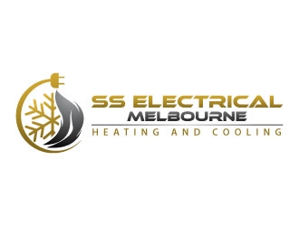 SS ELECTRICAL MELBOURNE (HEATING AND COOLING) logo design by uttam