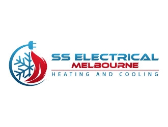 SS ELECTRICAL MELBOURNE (HEATING AND COOLING) logo design by uttam