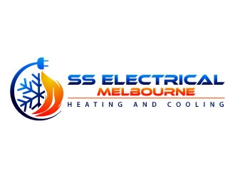 SS ELECTRICAL MELBOURNE (HEATING AND COOLING) logo design by uttam