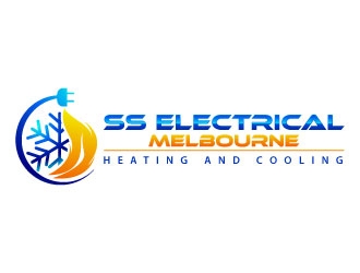 SS ELECTRICAL MELBOURNE (HEATING AND COOLING) logo design by uttam